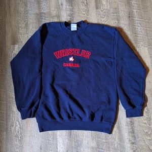 Cozy Navy Sweatshirt - Whistler Canada